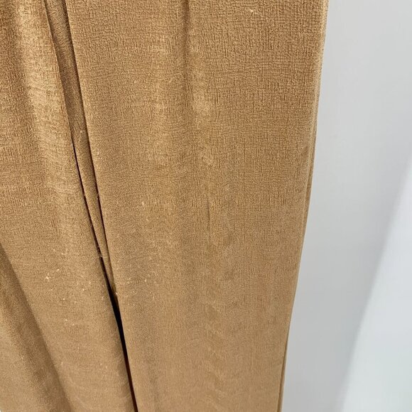 Misha Moyra jumpsuit jersey knit desert rose tan brown scoop cowl 4 Small - Picture 8 of 8